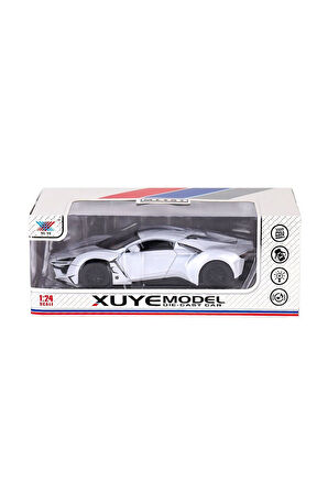 K240A11 Metal Çek Bırak Işıklı ve Müzikli Araba -Canem Oyuncak Kız Erkek Çocuk Oyuncak Eğitici Oyunc