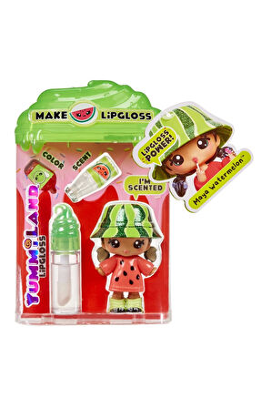 Yummiland Maya Watermelon Bebeği ve Dudak Parlatıcısı Kız Erkek Çocuk Oyuncak Eğitici Oyuncaklar