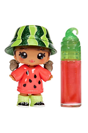 Yummiland Maya Watermelon Bebeği ve Dudak Parlatıcısı Kız Erkek Çocuk Oyuncak Eğitici Oyuncaklar