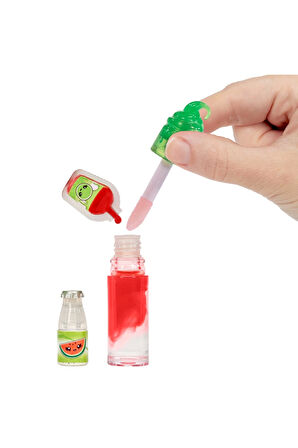 Yummiland Maya Watermelon Bebeği ve Dudak Parlatıcısı Kız Erkek Çocuk Oyuncak Eğitici Oyuncaklar