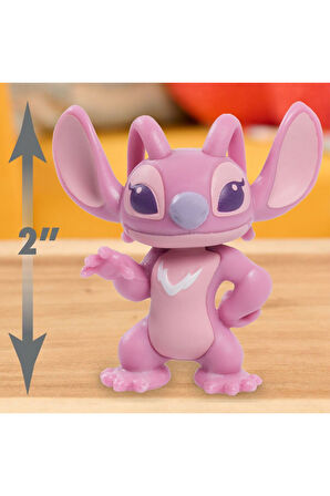 TTC41000 Stitch 6lı Mini Figür Set Kız Erkek Çocuk Oyuncak Eğitici Oyuncaklar