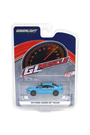 Greenlight 1/64 Muscle Series 28- 2016 Dodge Charger SRT Hellcat Kız Erkek Çocuk Oyuncak Eğitici Oyu