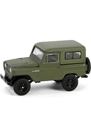 Greenlight 1/64 All-Terrain Series 16- 1962 Patrol Matt Olive Green Kız Erkek Çocuk Oyuncak Eğitici