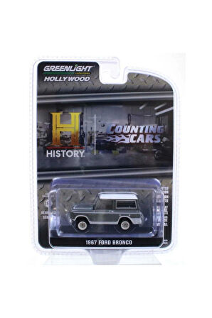 Greenlight 1/64 Hollywood Series 42- 1967 Ford Bronco - Counting Cars (2021 - Current TV Show) Kız E