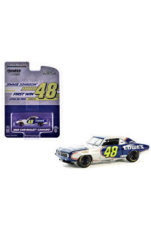 Greenlight 1/64 1969 Chevrolet Camaro - Jimmie Johnson Kız Erkek Çocuk Oyuncak Eğitici Oyuncaklar