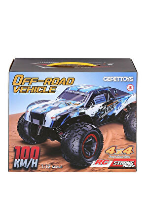AJ22-20 Kumandalı 1:12 70 km/h Off Road Araba 4x4 Kız Erkek Çocuk Oyuncak Eğitici Oyuncaklar