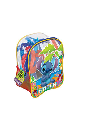 04063 Stitch Resimli Sırt Çantası Plaj Seti Kız Erkek Çocuk Oyuncak Eğitici Oyuncaklar