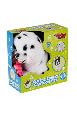 PR66022-25 Yürüyen Tasmalı Peluş Köpek Kız Erkek Çocuk Oyuncak Eğitici Oyuncaklar