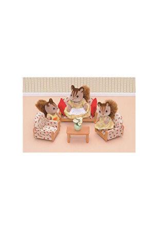 4464 Sylvanian Families, 3 Parça Koltuk Seti , +3 yaş, figürler ayrı satılır. Kız Erkek Çocuk Oyunca