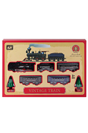 5299-72 Işıklı Tren 21 Parça Kız Erkek Çocuk Oyuncak Eğitici Oyuncaklar