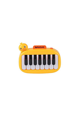 8897-1B Ördek Işıklı Müzikal Piano - 1adet Fiyatıdır Kız Erkek Çocuk Oyuncak Eğitici Oyuncaklar