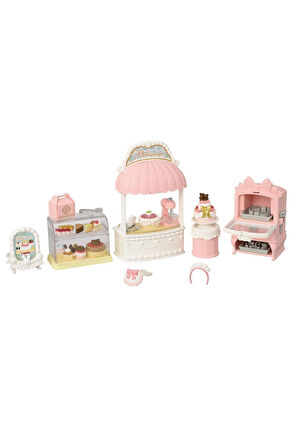 5807 Sylvanian Families Kasaba Pasta Dükkanı Oyun Seti +3 yaş Kız Erkek Çocuk Oyuncak Eğitici Oyunca