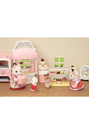 5807 Sylvanian Families Kasaba Pasta Dükkanı Oyun Seti +3 yaş Kız Erkek Çocuk Oyuncak Eğitici Oyunca