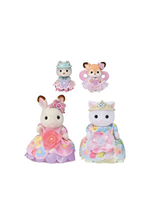 5809 Sylvanian Families Çiçekli Prensesler Seti +3 yaş Kız Erkek Çocuk Oyuncak Eğitici Oyuncaklar