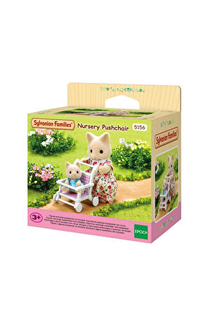 Sylvanian Families Bebek Arabası 5156 Kız Erkek Çocuk Oyuncak Eğitici Oyuncaklar