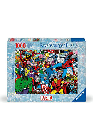 12000510 Challenge Marvel 1000 parça Ravensburger Puzzle Kız Erkek Çocuk Oyuncak Eğitici Oyuncaklar