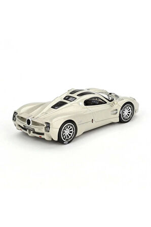 Mini GT 1/64 BBR Pagani Utopia Presentation Grigio Rinascimento Kız Erkek Çocuk Oyuncak Eğitici Oyun