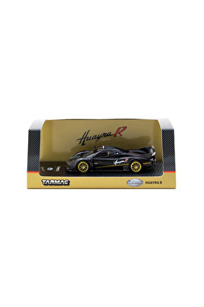 Tarmac Works 1/64 Pagani Huayra R Matt Black Carbon Fiber Kız Erkek Çocuk Oyuncak Eğitici Oyuncaklar