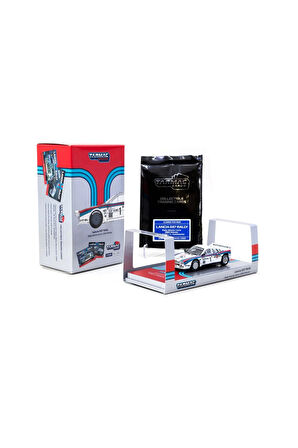 Tarmac Works 1/64 Lancia 037 Rally Rally Monte Carlo 1983 #1 with Tarmac Cards Kız Erkek Çocuk Oyunc