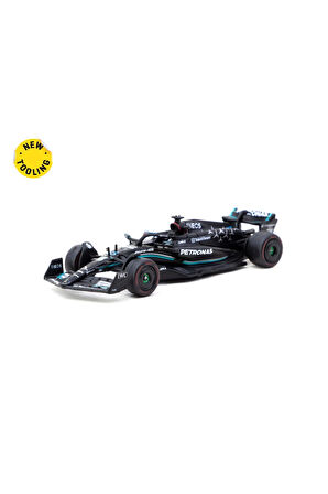 Tarmac Works X iXO Models 1/64 Mercedes-AMG F1 W14 E Performance Spanish Grand Prix 2023 #63 Kız Erk
