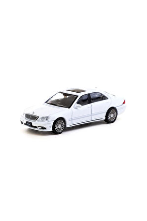 Tarmac Works 1/64 Mercedes-Benz S-Class Wald Alabaster White - Lamley Special Edition Kız Erkek Çocu