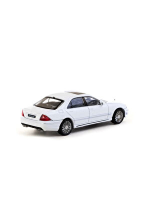 Tarmac Works 1/64 Mercedes-Benz S-Class Wald Alabaster White - Lamley Special Edition Kız Erkek Çocu