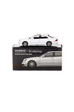 Tarmac Works 1/64 Mercedes-Benz S-Class Wald Alabaster White - Lamley Special Edition Kız Erkek Çocu