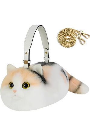 B&D Kedi El Çantası Sarı Kız Erkek Çocuk Oyuncak Eğitici Oyuncaklar