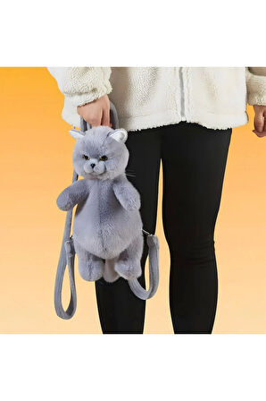 B&D Küçük Kedi Sırt Çantası Kız Erkek Çocuk Oyuncak Eğitici Oyuncaklar