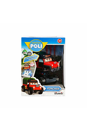 POLI 83360 Robocar Poli Hareketli Figür Poacher Kız Erkek Çocuk Oyuncak Eğitici Oyuncaklar