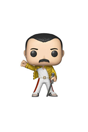 Funko POP Rocks: Queen - Freddie Mercury Wembley 1986 Kız Erkek Çocuk Oyuncak Eğitici Oyuncaklar