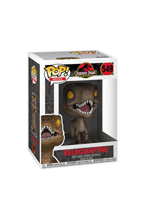 Funko POP Movies: Jurassic Park - Velociraptor Kız Erkek Çocuk Oyuncak Eğitici Oyuncaklar