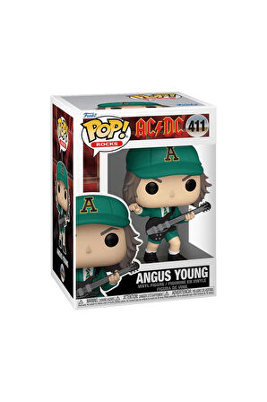 Funko POP Rocks: AC/DC - Angus Young in Green Outfit Kız Erkek Çocuk Oyuncak Eğitici Oyuncaklar