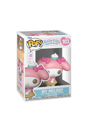 Funko POP Sanrio: Hello Kitty - My Melody (Ice Cream) Kız Erkek Çocuk Oyuncak Eğitici Oyuncaklar