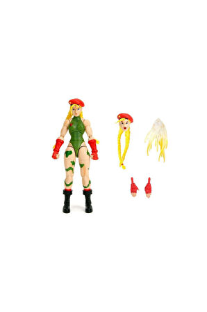 253252033 Jada Street Fighter Ii Cammy 6 Figure Kız Erkek Çocuk Oyuncak Eğitici Oyuncaklar