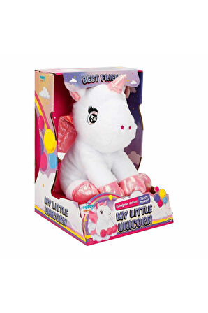 3378 My Little Unicorn Işıklı Peluş Kız Erkek Çocuk Oyuncak Eğitici Oyuncaklar