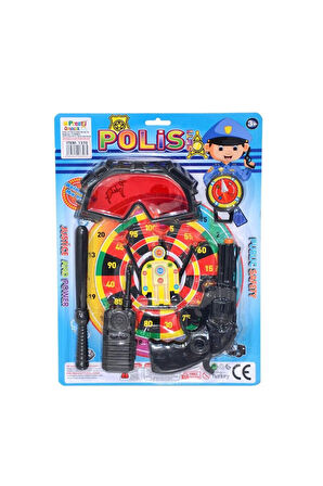 Prestij Oyuncak Polis Seti Siyah Kız Erkek Çocuk Oyuncak Eğitici Oyuncaklar