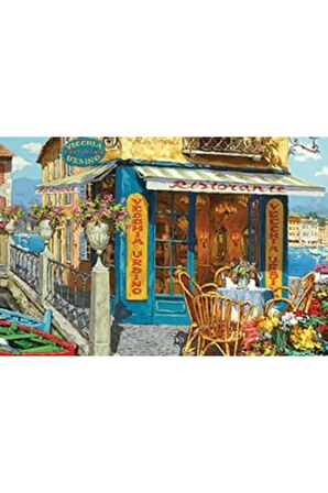 KS Puzzle 1500 Parça Ristorante Vecchia Urbino Kız Erkek Çocuk Oyuncak Eğitici Oyuncaklar