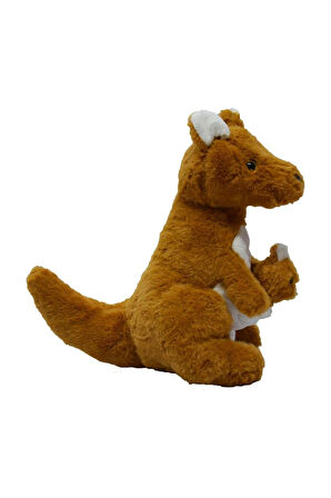 PELUŞ 40CM KANGURU HALLEY Kız Erkek Çocuk Oyuncak Eğitici Oyuncaklar