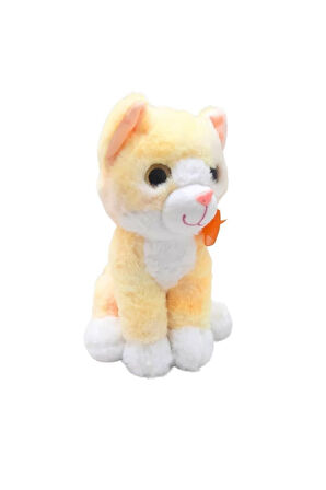 PELUŞ 30CM RENKLİ KEDİ HALLEY Kız Erkek Çocuk Oyuncak Eğitici Oyuncaklar