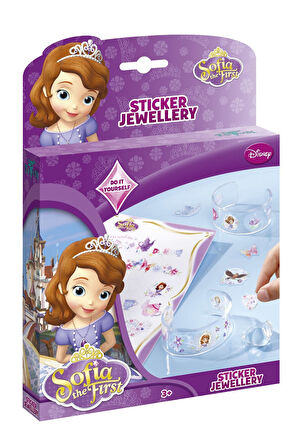 Disney Prenses Sofia Çıkartmalı Takı Seti Kız Erkek Çocuk Oyuncak Eğitici Oyuncaklar