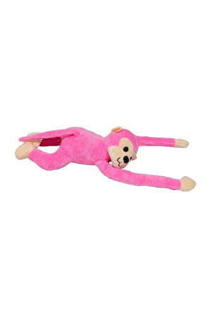 60cm SESLİ MAYMUN PELUŞ HALLEY Kız Erkek Çocuk Oyuncak Eğitici Oyuncaklar
