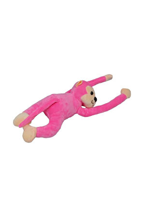60cm SESLİ MAYMUN PELUŞ HALLEY Kız Erkek Çocuk Oyuncak Eğitici Oyuncaklar