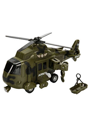 1:16 Maxx Wheels Sesli ve Işıklı Helikopter Kız Erkek Çocuk Oyuncak Eğitici Oyuncaklar