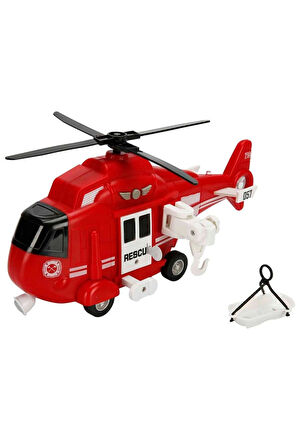 1:16 Maxx Wheels Sesli ve Işıklı Helikopter Kız Erkek Çocuk Oyuncak Eğitici Oyuncaklar