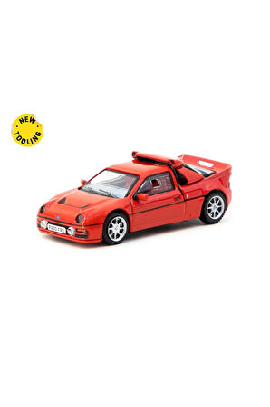 Tarmac Works 1/64 Ford RS200 Red Kız Erkek Çocuk Oyuncak Eğitici Oyuncaklar