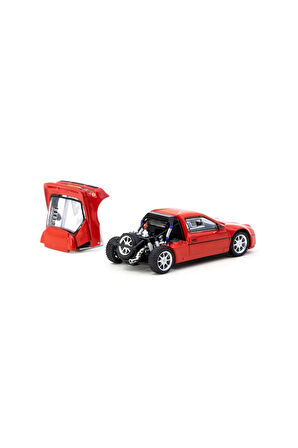 Tarmac Works 1/64 Ford RS200 Red Kız Erkek Çocuk Oyuncak Eğitici Oyuncaklar