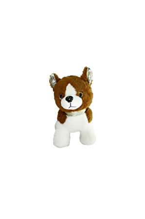 PB30779-23 Peluş Ayakta Köpek 23cm - 1adet stokta olan gönderilir Kız Erkek Çocuk Oyuncak Eğitici Oy