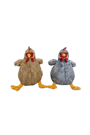 PB31557-23 Peluş Oturan Tavuk 23cm -1adet stokta olan gönderilir Kız Erkek Çocuk Oyuncak Eğitici Oyu