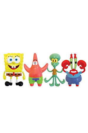 FLE04000 Flexfigs Figür Sponge Bob - Sünger Bob - 1adet Stokta Olan Gönderilir Kız Erkek Çocuk Oyunc